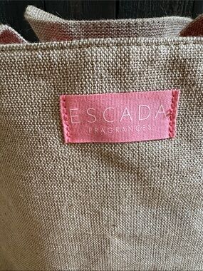 Escada Fragrances Beach Canvas Tote